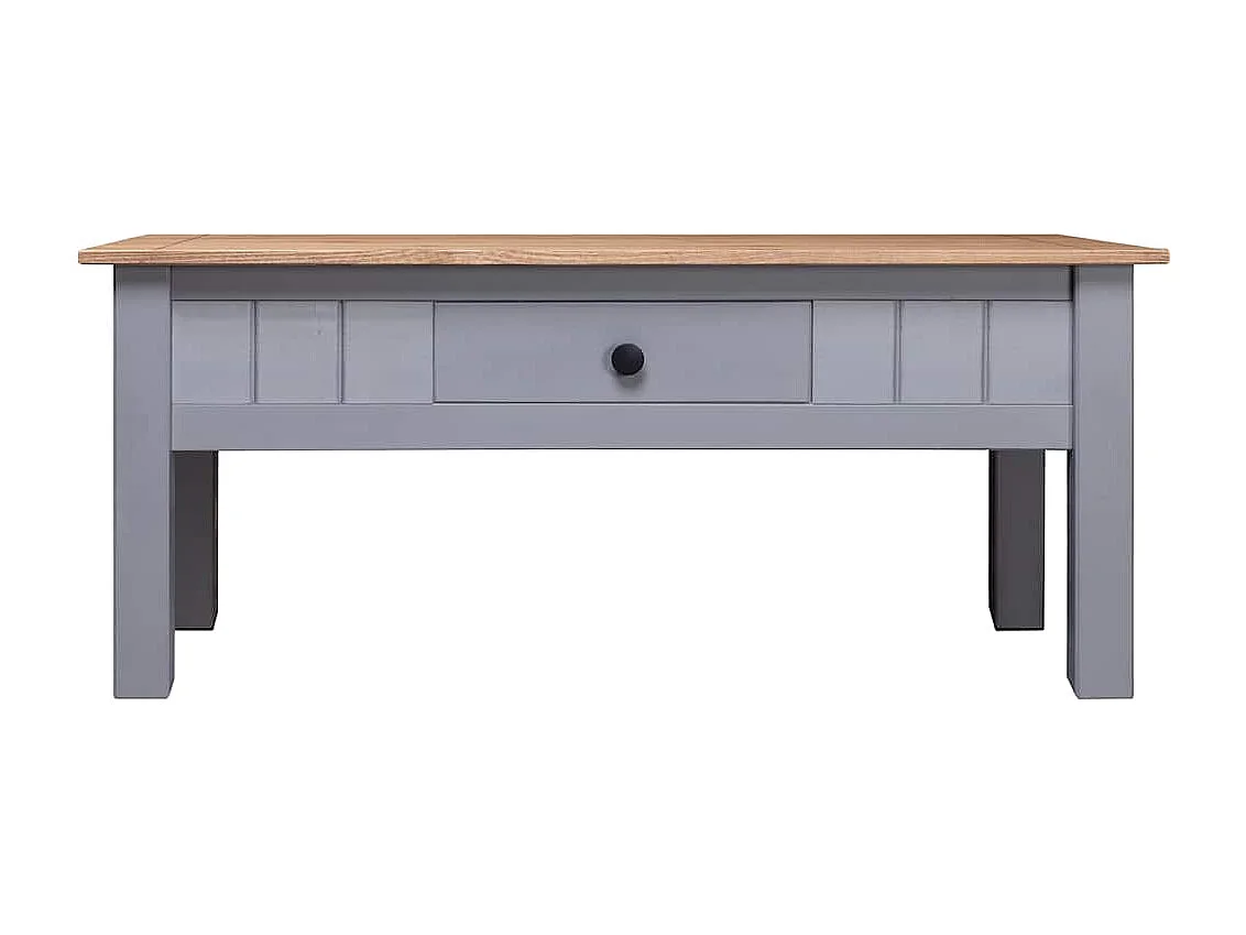 Salontafel Panama Range 100x60x43,5 cm massief grenenhout grijs