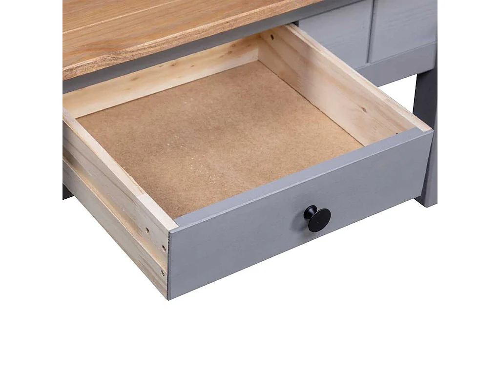 Salontafel Panama Range 100x60x43,5 cm massief grenenhout grijs