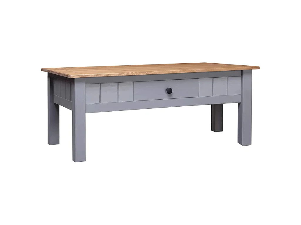 Salontafel Panama Range 100x60x43,5 cm massief grenenhout grijs