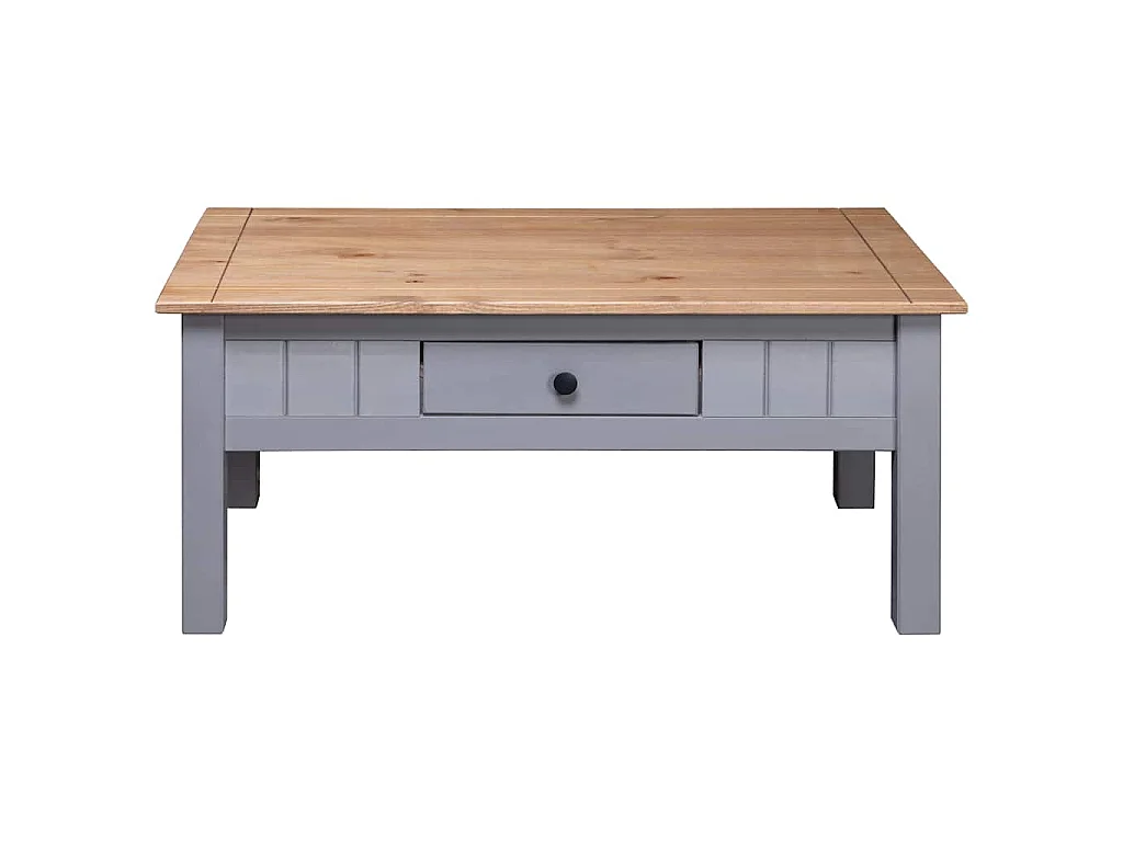 Salontafel Panama Range 100x60x43,5 cm massief grenenhout grijs