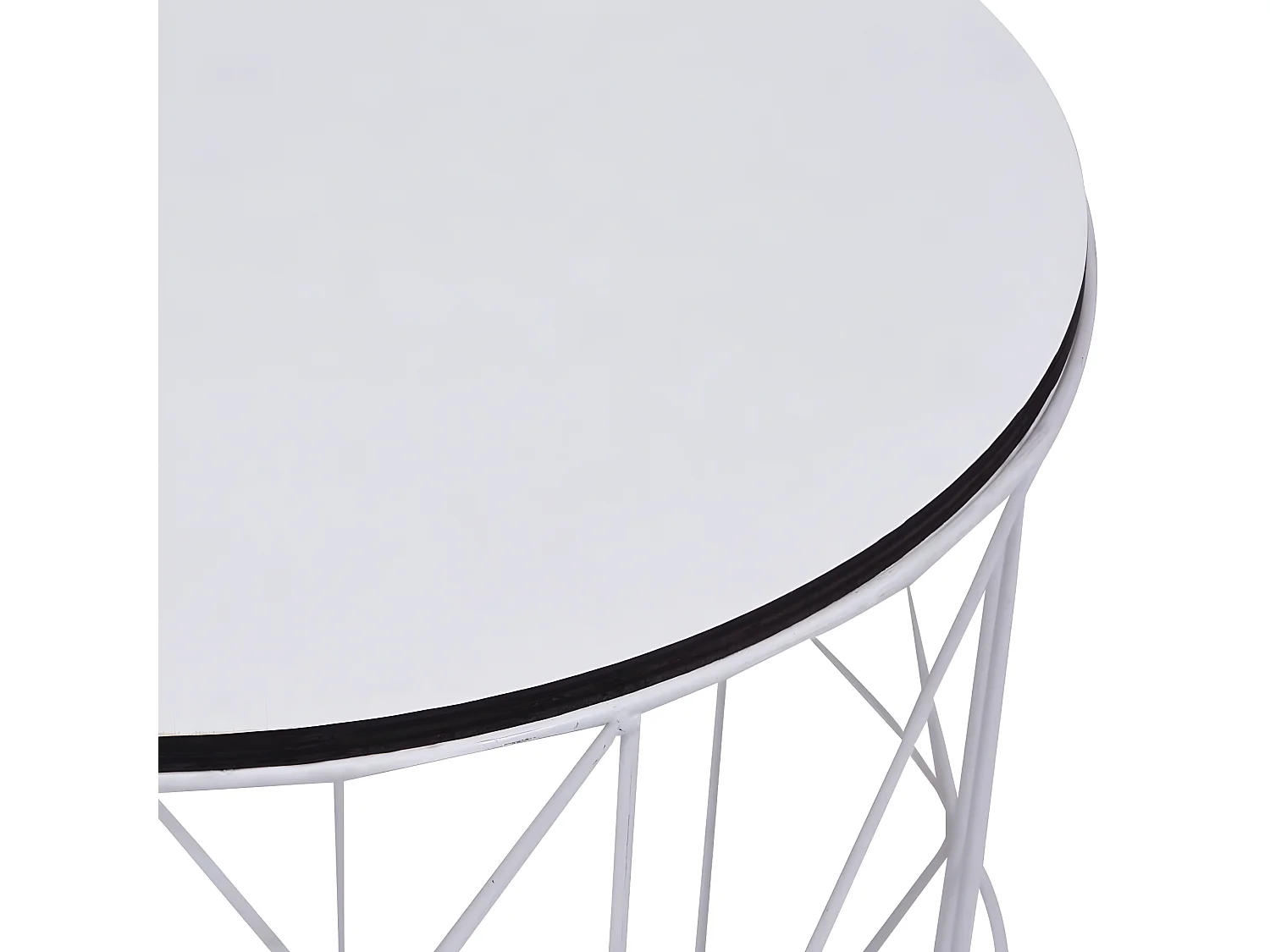 Table basse 3 pcs Blanc