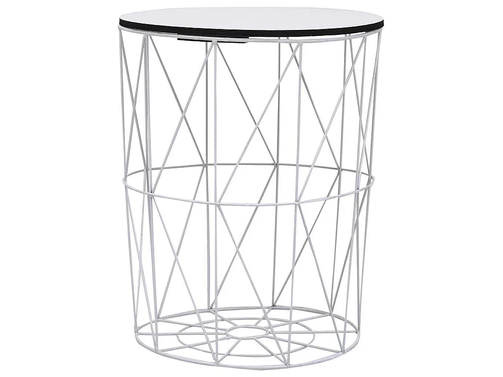 Table basse 3 pcs Blanc