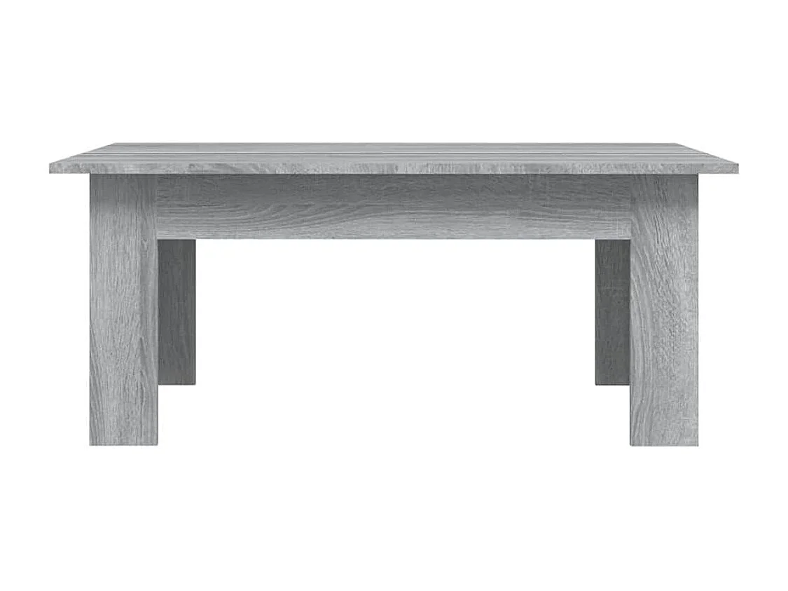 Table basse Sonoma gris 100x60x42 cm Bois d'ingénierie