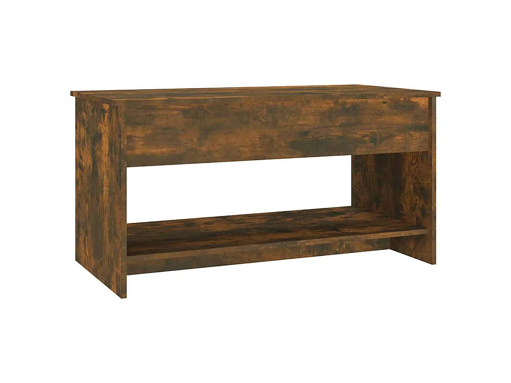 Mesa de centro 102x50x52,5cm madeira processada carvalho fumado