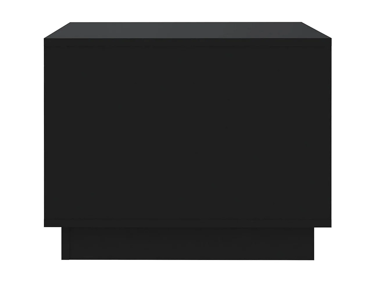 Table basse noir 55x55x43 cm bois d'ingénierie