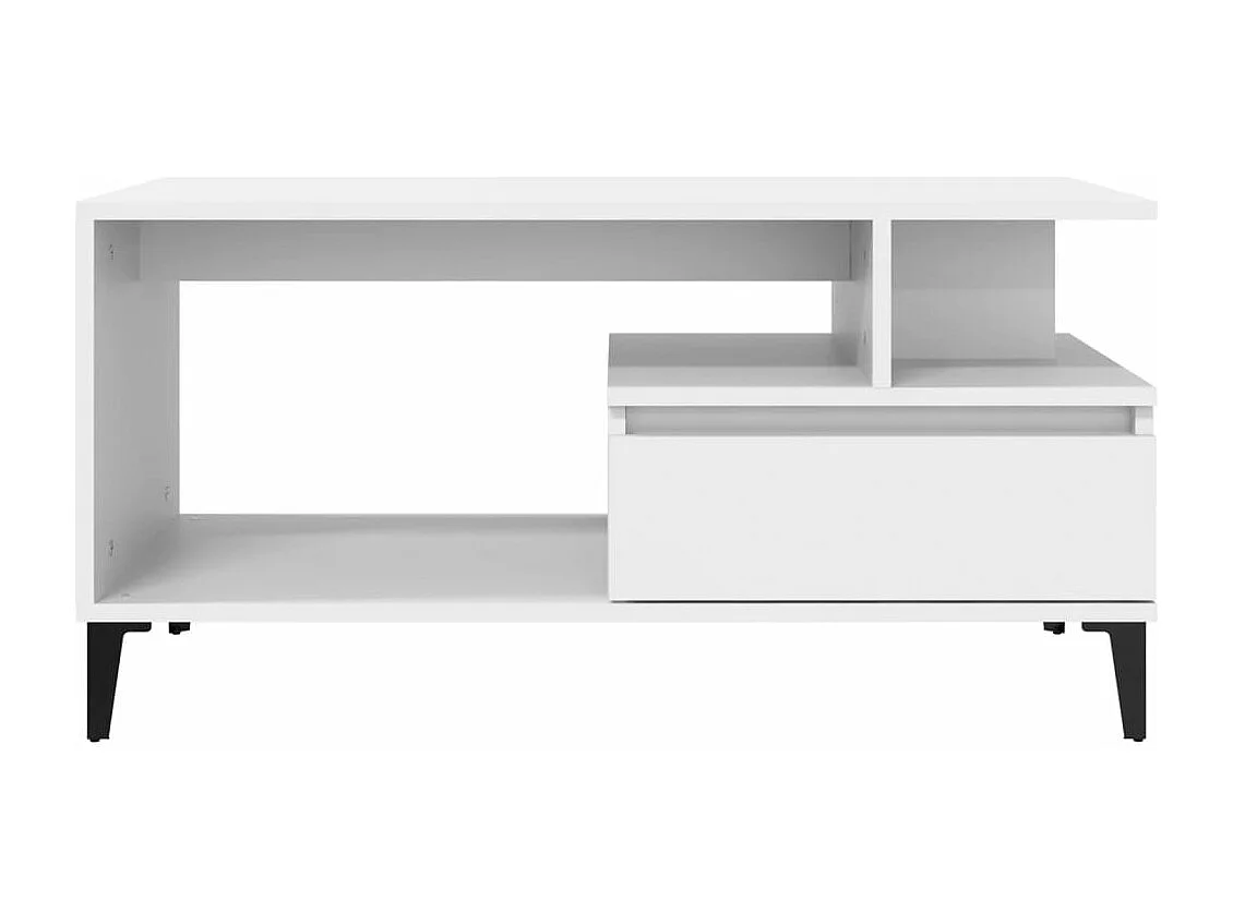 Mesa de centro 90x49x45 cm derivados de madeira branco