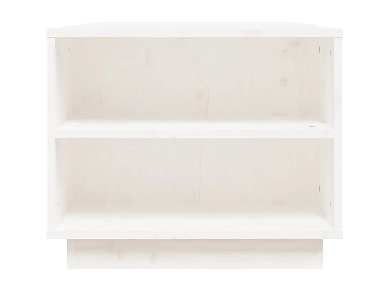 Mesa de centro 90x49x40,5 cm madeira de pinho maciça branco