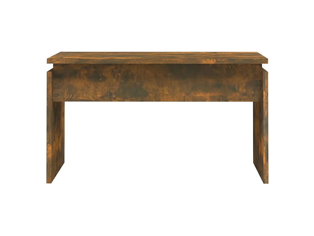 Table basse Chêne fumé 68x50x38 cm Bois d'ingénierie