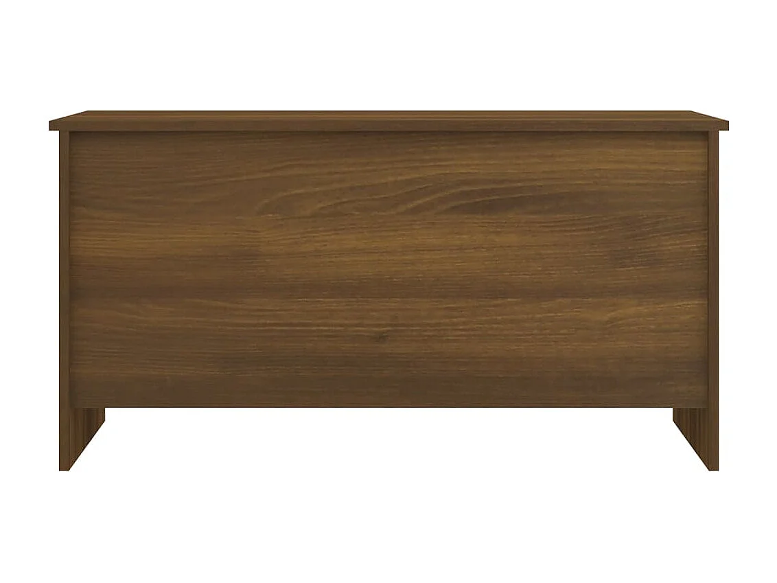 Table basse Chêne marron 102x55,5x52,5 cm Bois d'ingénierie