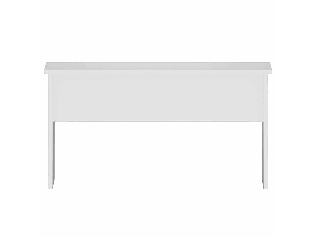Table basse Blanc 80x50,5x41,5 cm Bois d'ingénierie