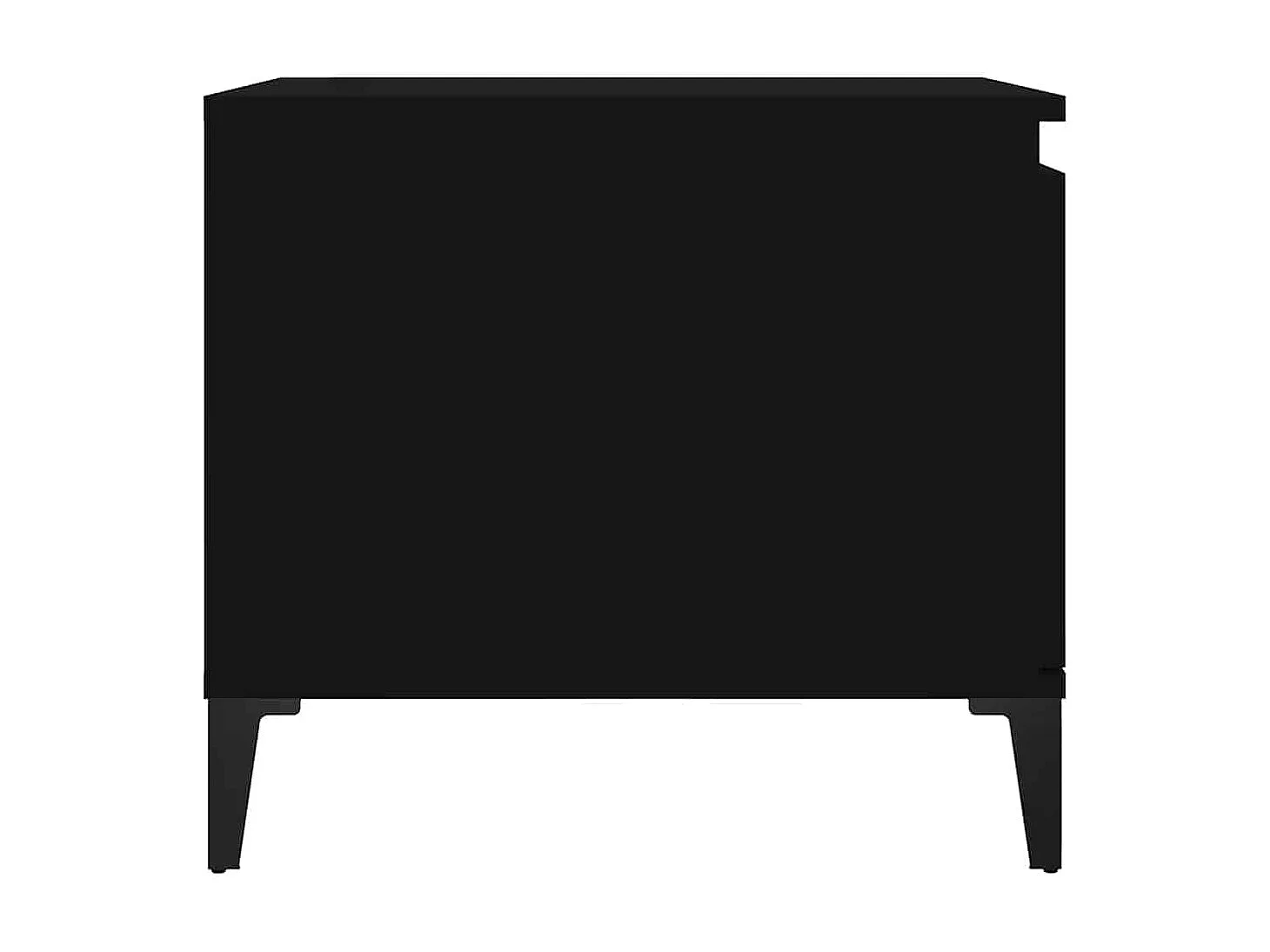 Table basse Noir 100x50x45 cm Bois d'ingénierie