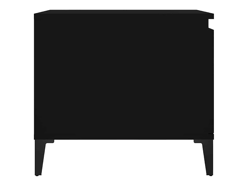 Table basse Noir 100x50x45 cm Bois d'ingénierie