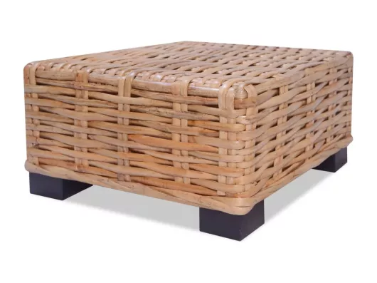 Kauf Unique Couchtisch Rattan Natur 45 x 45 x 30 cm