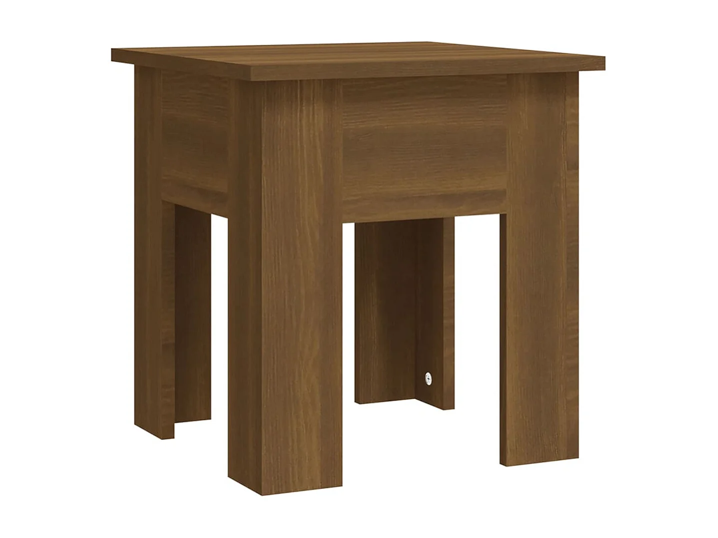 Table basse chêne marron 40x40x42 cm bois d'ingénierie
