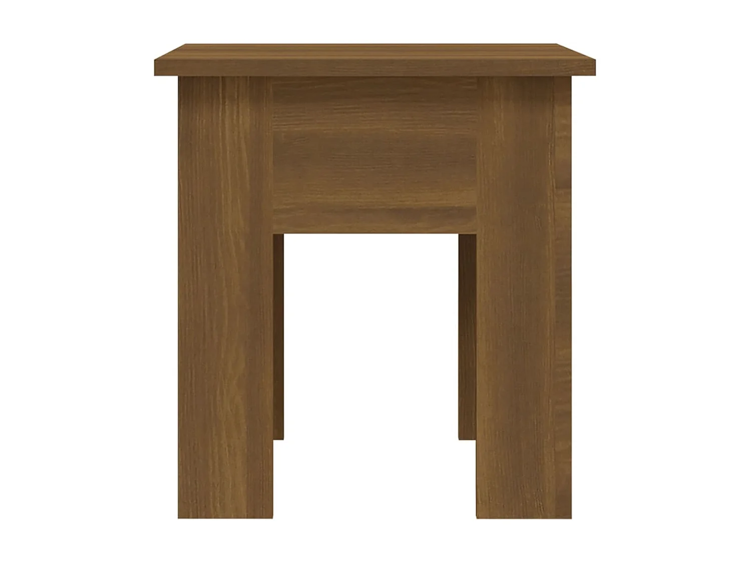 Table basse chêne marron 40x40x42 cm bois d'ingénierie