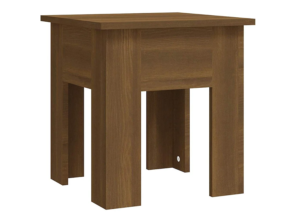 Table basse chêne marron 40x40x42 cm bois d'ingénierie