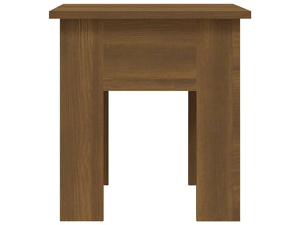 Table basse chêne marron 40x40x42 cm bois d'ingénierie