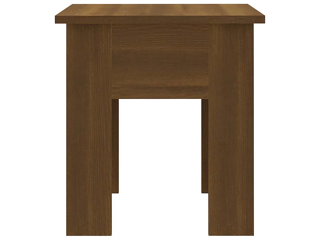 Table basse chêne marron 40x40x42 cm bois d'ingénierie