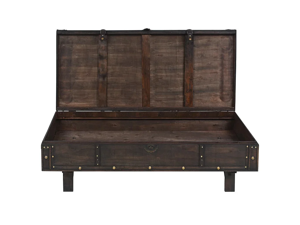 Tavolino da Salotto in Compensato Vintage 120x55x35 cm