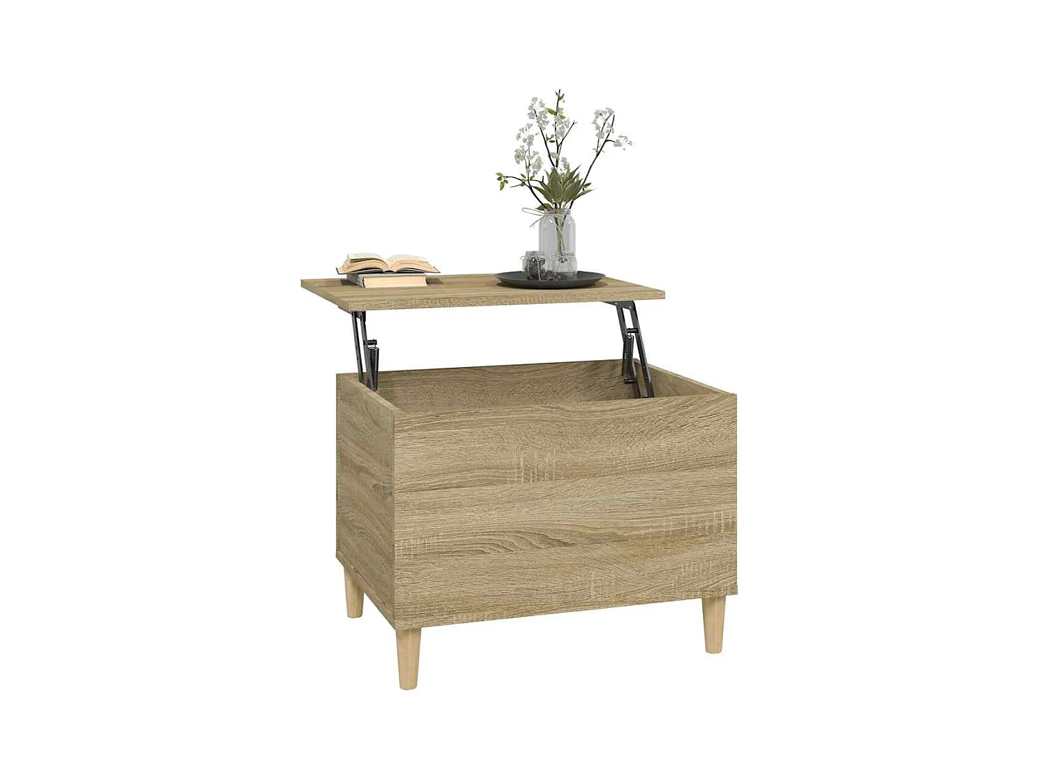 Table basse Chêne sonoma 60x44,5x45 cm Bois d'ingénierie