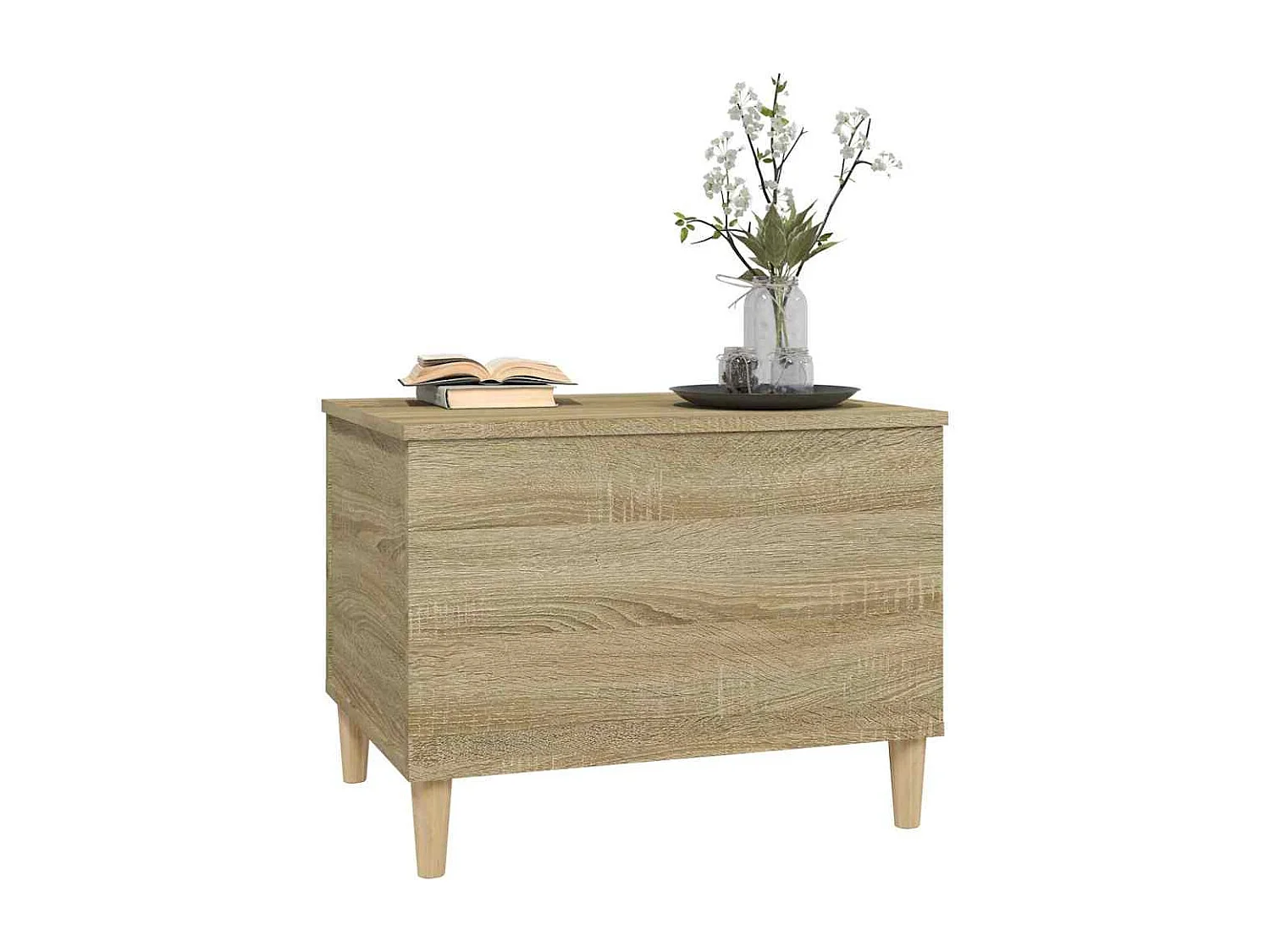 Table basse Chêne sonoma 60x44,5x45 cm Bois d'ingénierie