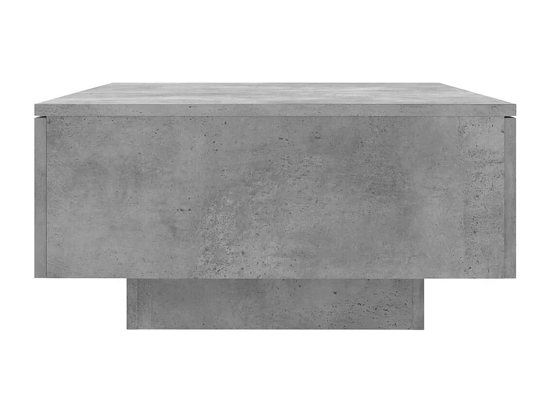 Salontafel 90x60x31 cm bewerkt hout betongrijs