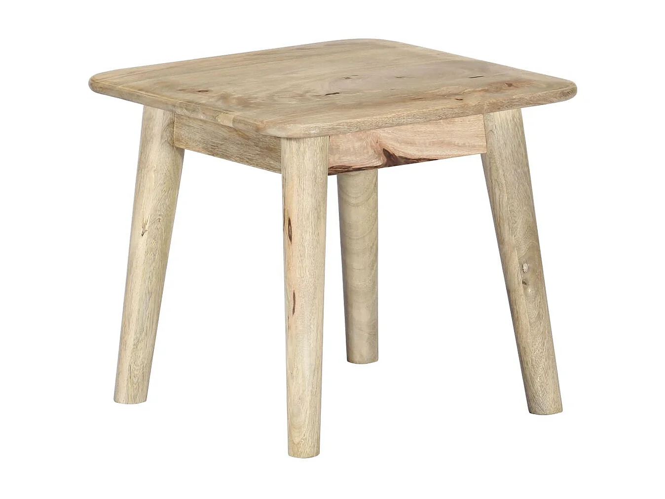 Couchtisch 45×45×40 cm Mango Massivholz