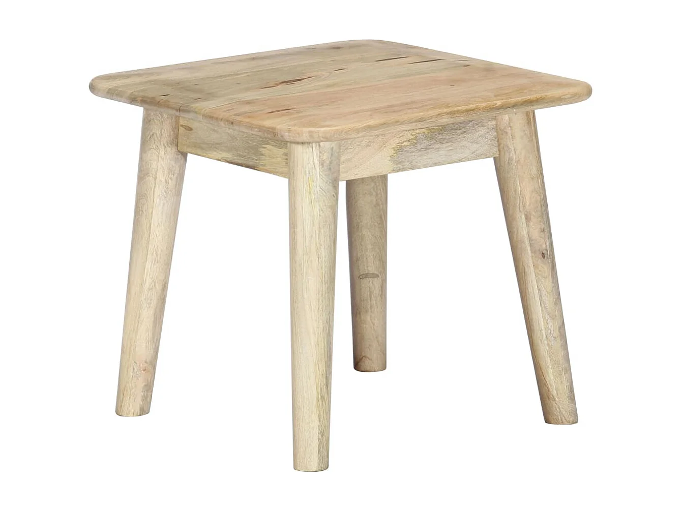 Couchtisch 45×45×40 cm Mango Massivholz