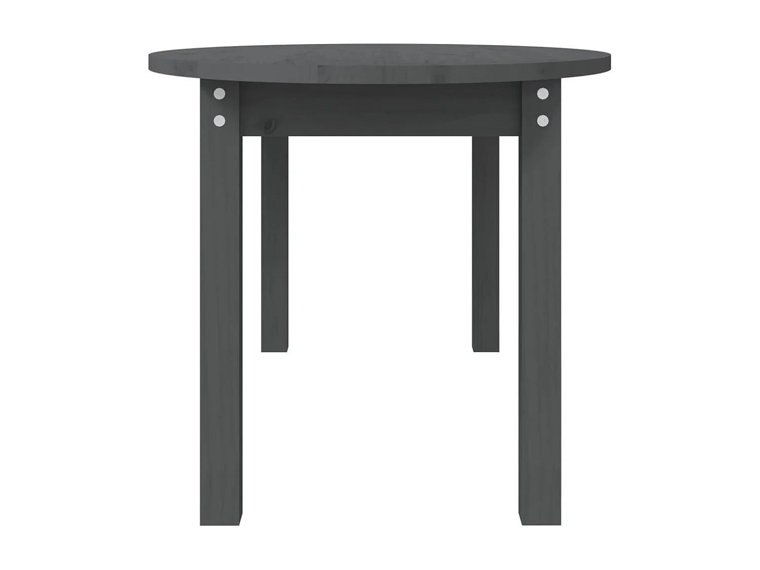 Salontafel 110x55x45 cm massief grenenhout grijs