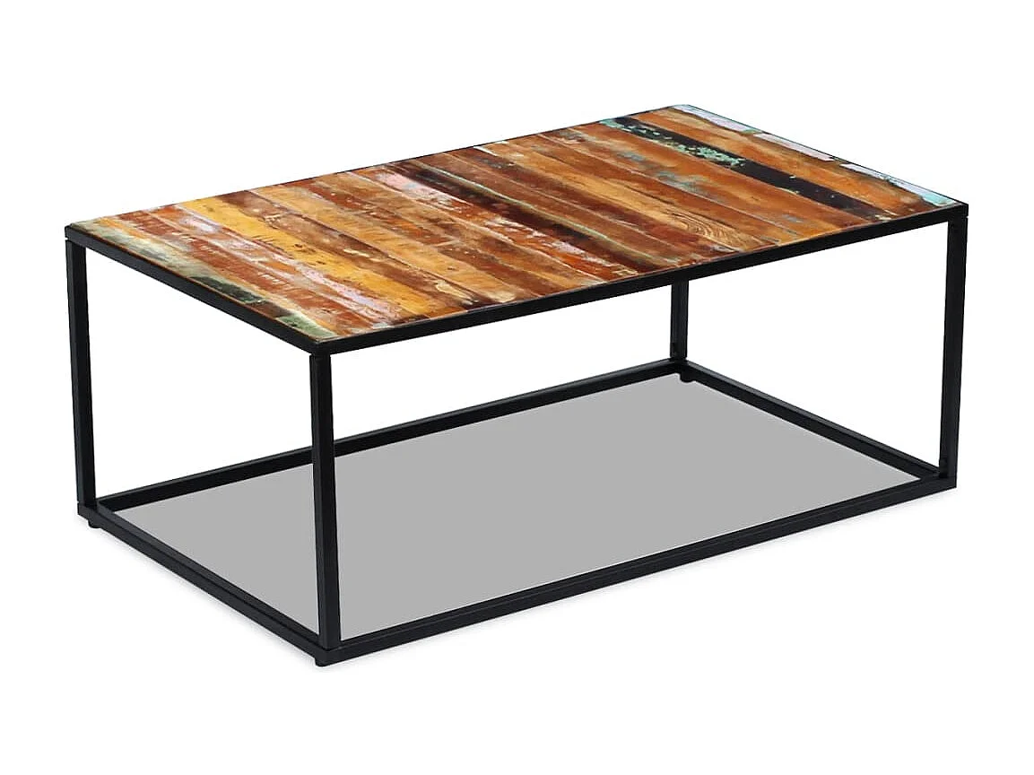 Table basse Bois de récupération massif 100x60x40 cm