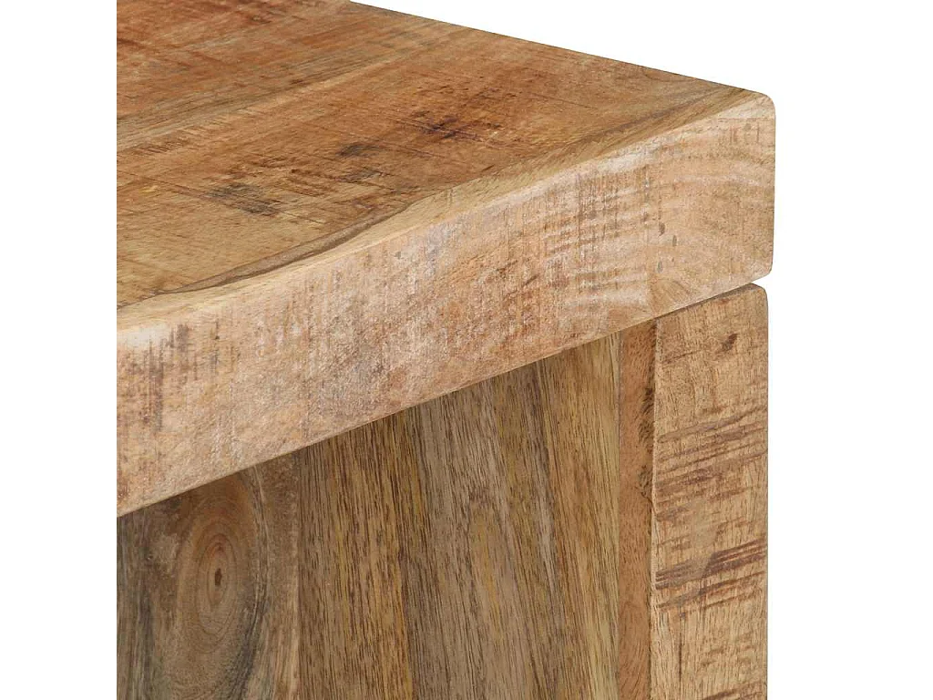 Ensemble de table basse 2 pcs Bois de manguier massif