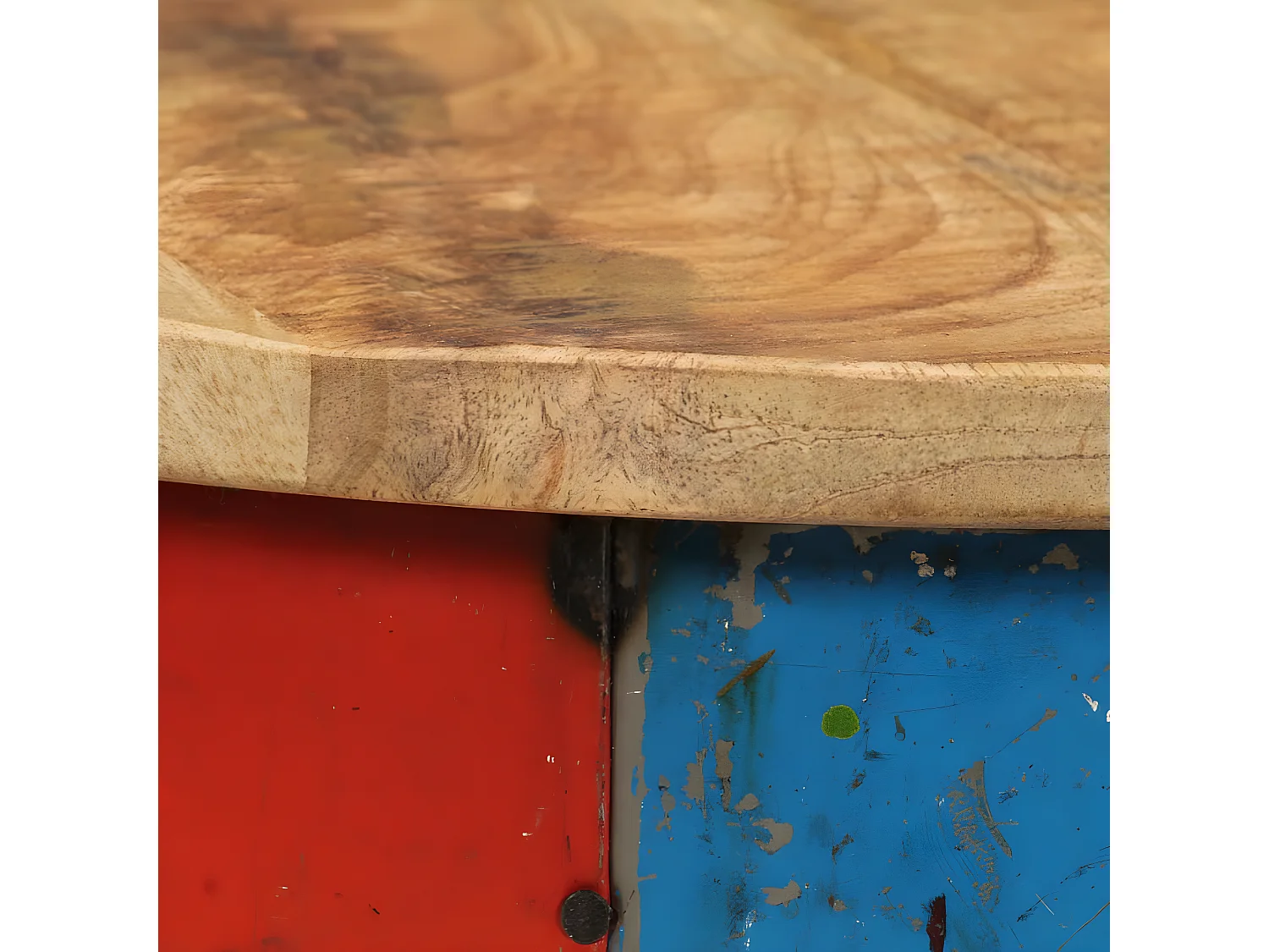 Tables basses 2 pcs Bois solide de manguier