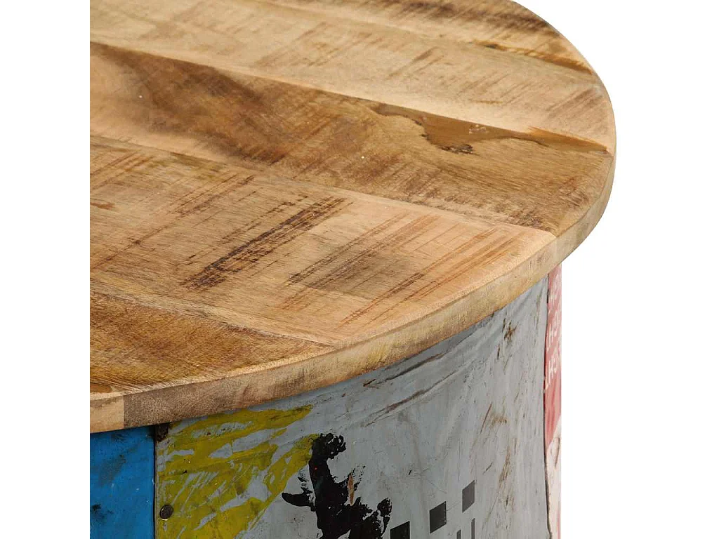 Tables basses 2 pcs Bois solide de manguier
