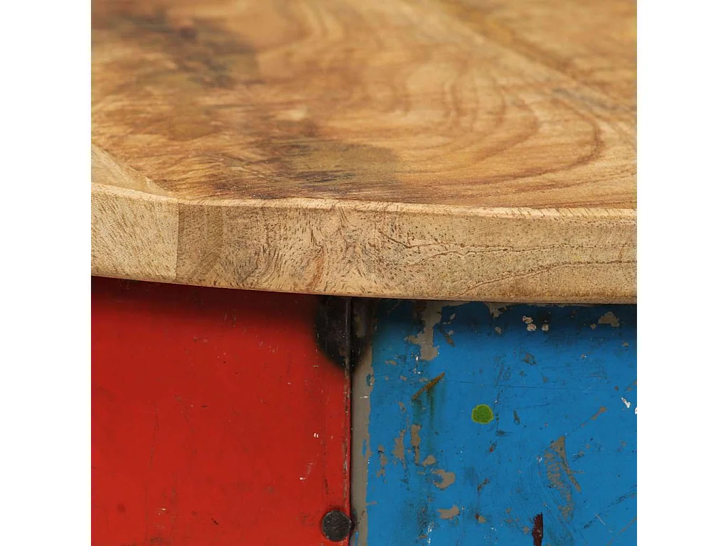Tables basses 2 pcs Bois solide de manguier