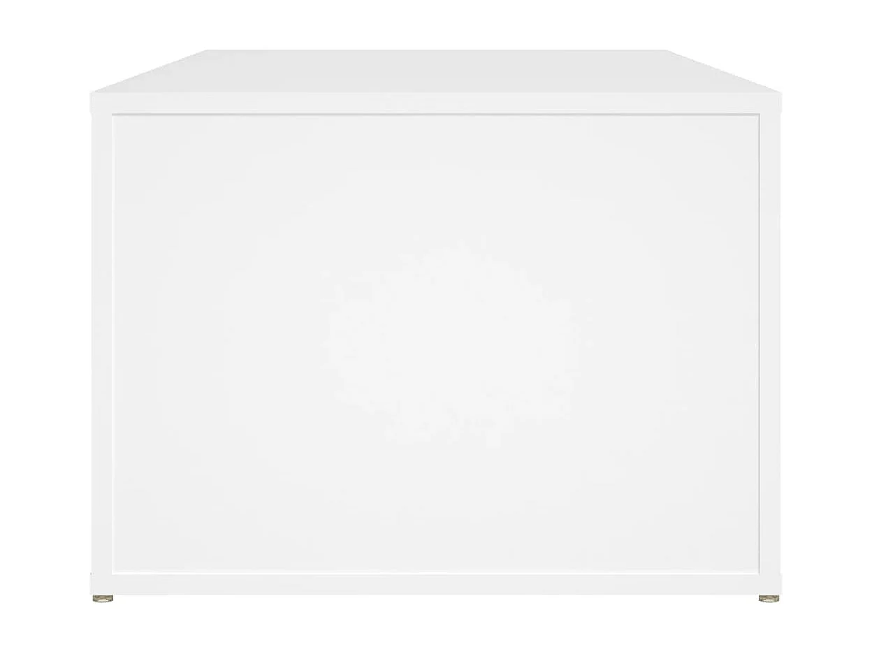 Salontafel 100x50x36 cm bewerkt hout wit