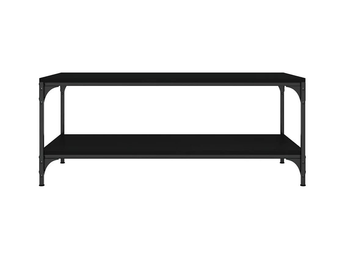 Table basse Noir 100x50x40 cm Bois d'ingénierie