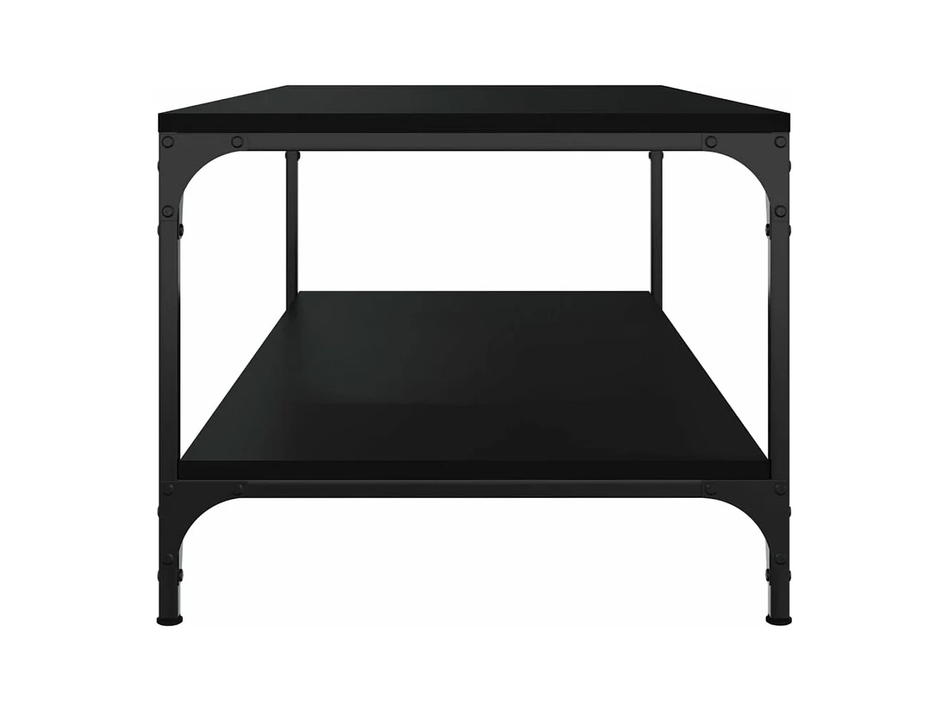 Table basse Noir 100x50x40 cm Bois d'ingénierie