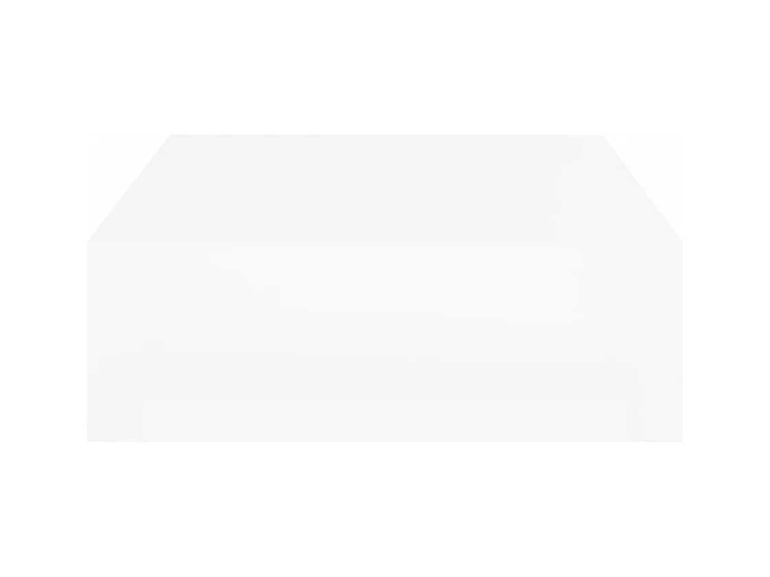 Table basse Blanc 105x55x32 cm Bois d’ingénierie