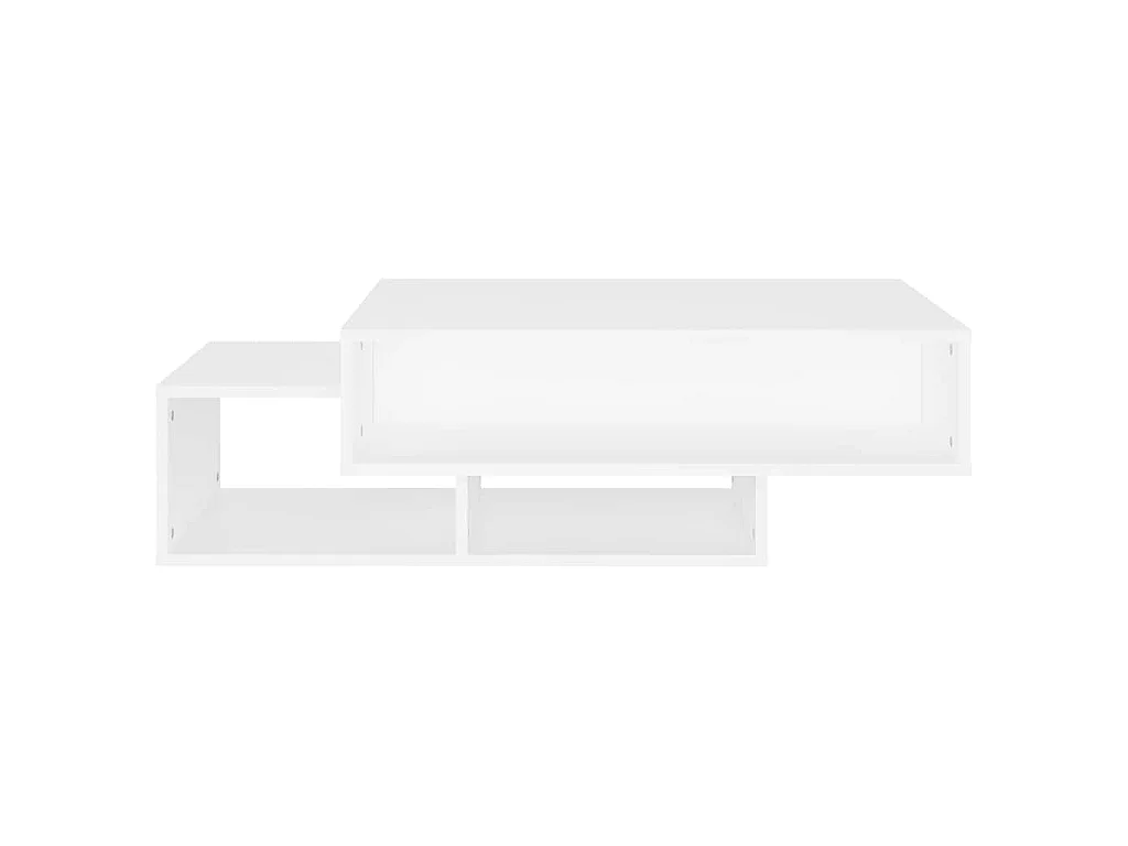 Table basse Blanc 105x55x32 cm Bois d’ingénierie
