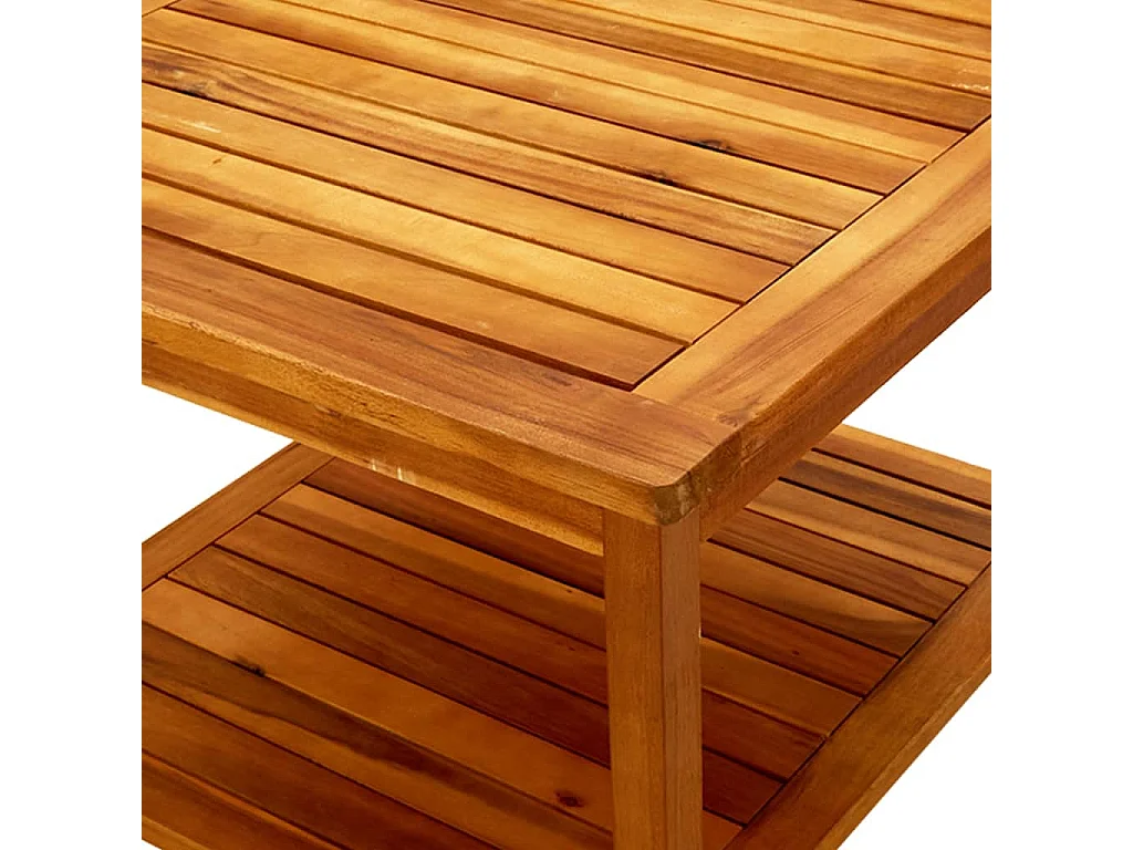 Salontafel 60x60x45 cm massief acaciahout