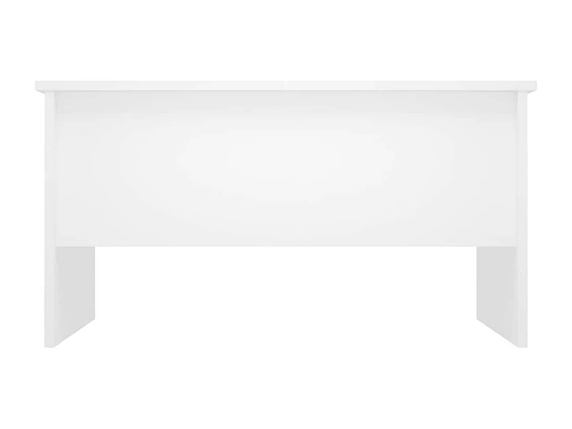 Mesa de centro 80x50x42,5 cm madeira processada branco