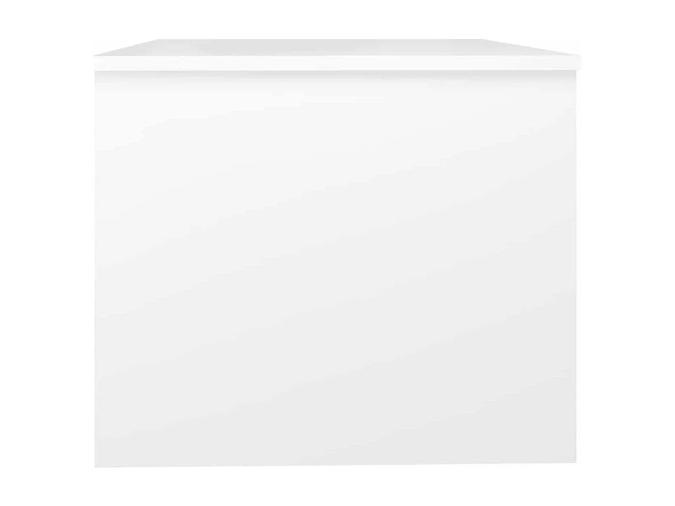 Salontafel 80x50x42,5 cm bewerkt hout wit