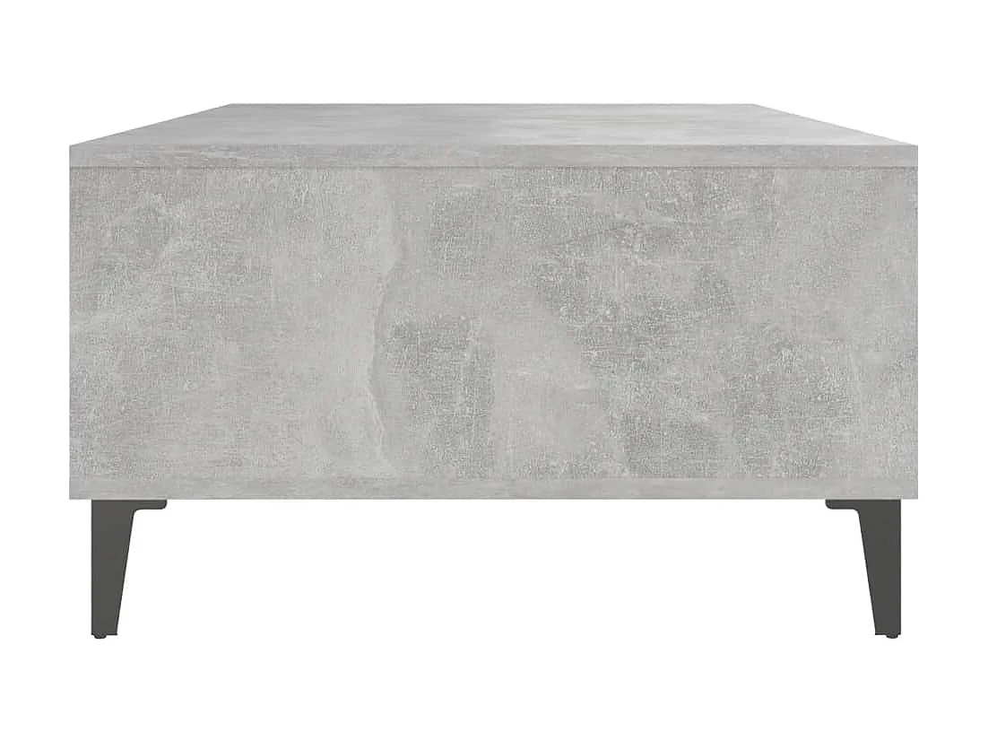 Mesa de centro derivados de madeira cinzento cimento