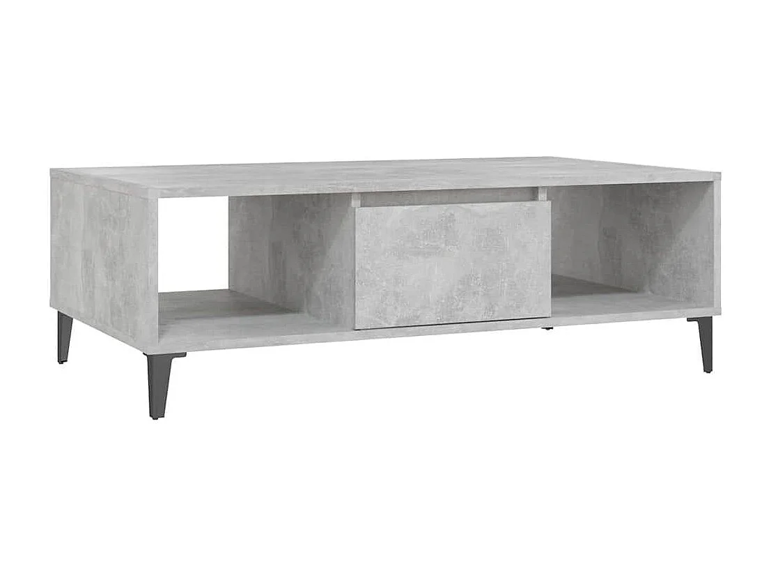 Couchtisch Betongrau 103,5x60x35 cm Holzwerkstoff