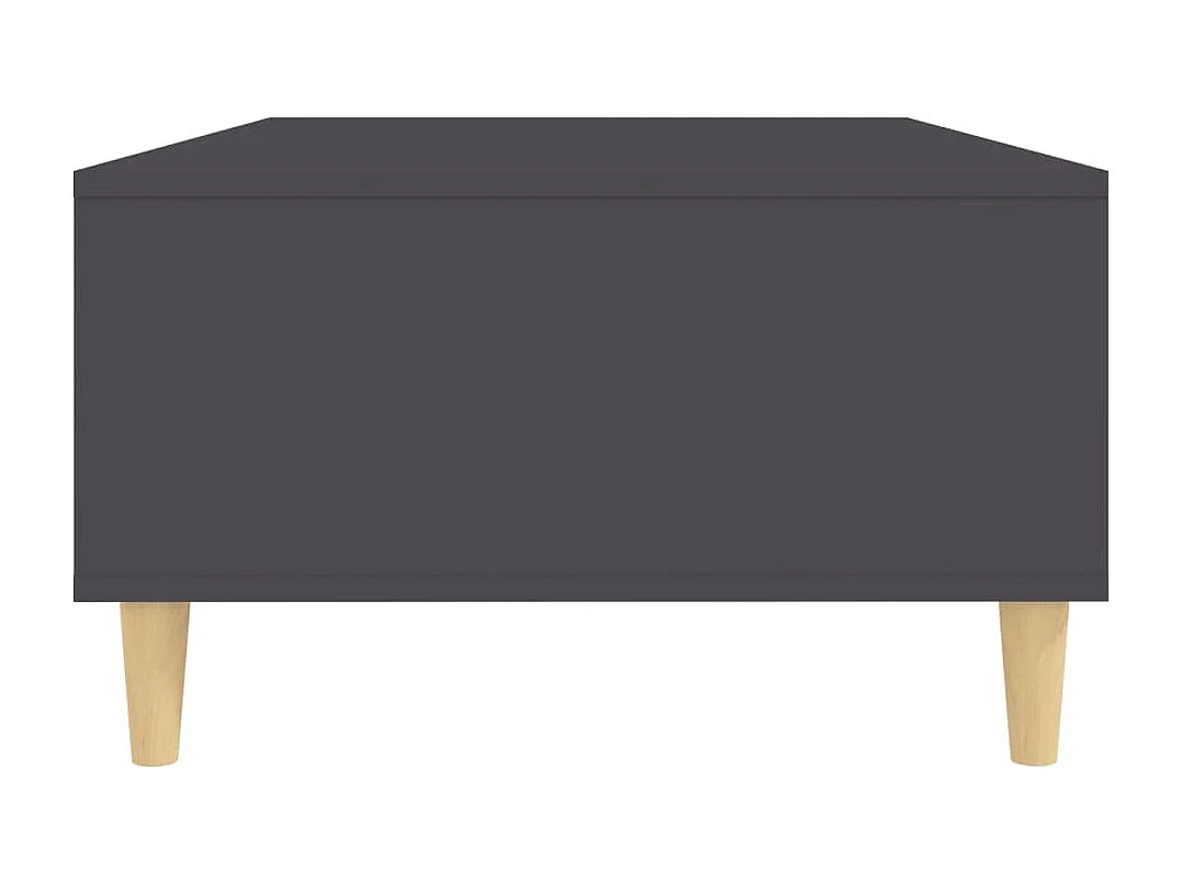 Table basse gris 103,5x60x35 cm bois d'ingénierie