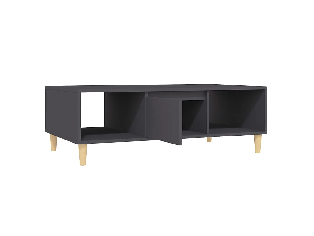 Salontafel 103,5x60x35 cm bewerkt hout grijs