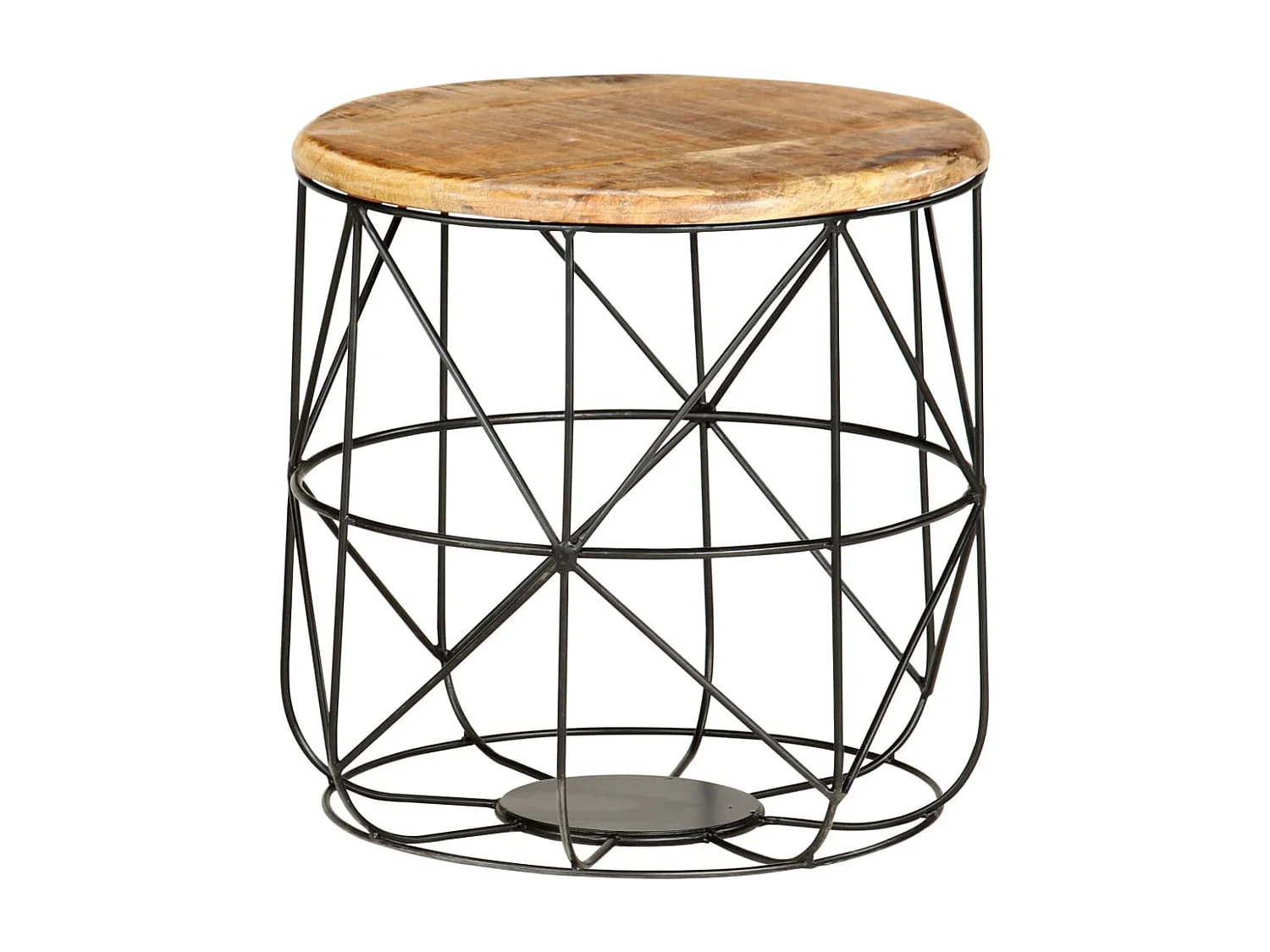 Tables basses 2 pcs Bois solide de manguier