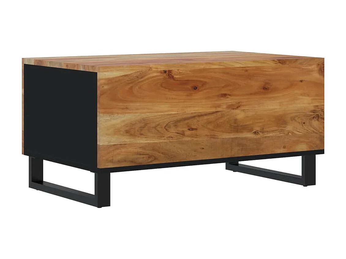 Table basse 80x50x40 cm Bois d'acacia solide et d'ingénierie