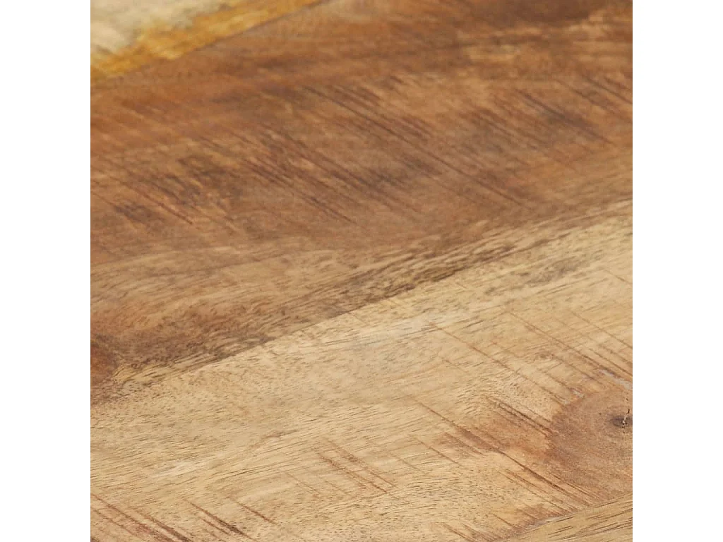 Table basse Noir 68x68x30 cm Bois de manguier solide