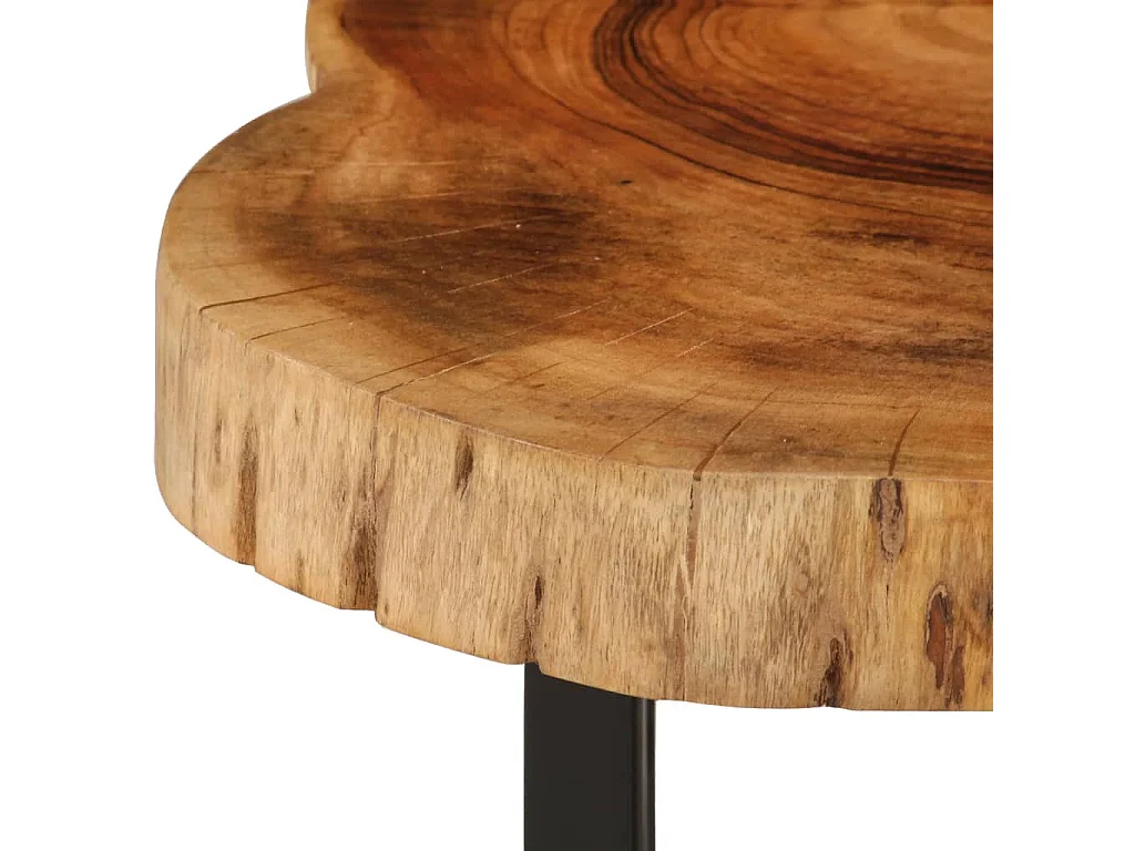 Salontafel 60x55x25 cm massief acaciahout